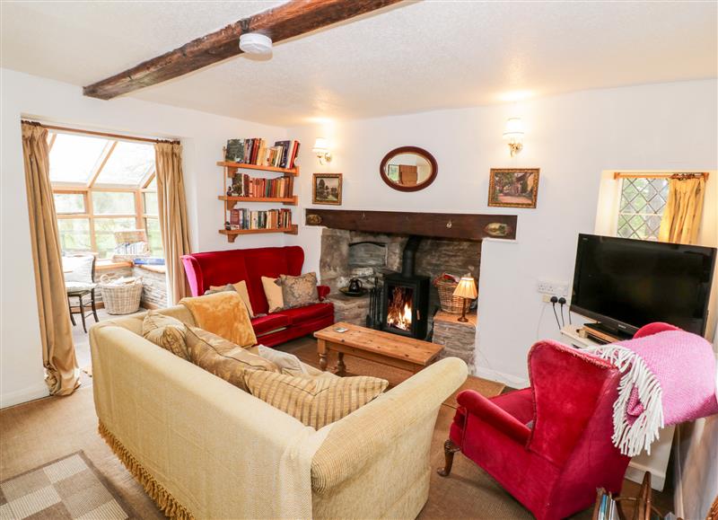 The living room at Rock Cottage, Hatfield near Tenbury Wells