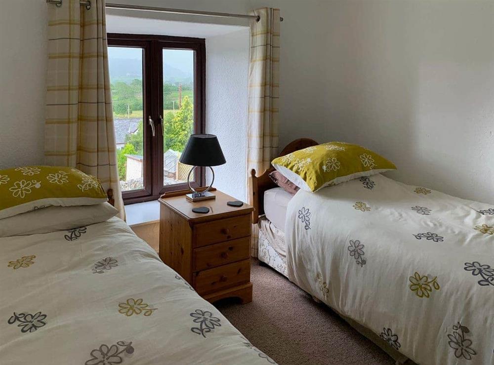 Twin bedroom at Rock Cottage in Kendal, Cumbria