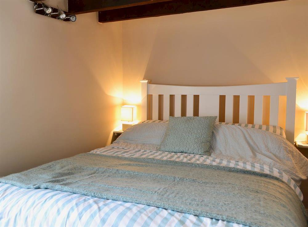 Double bedroom at Rock Cottage in St Abbs, near Eyemouth, The Scottish Borders, Berwickshire