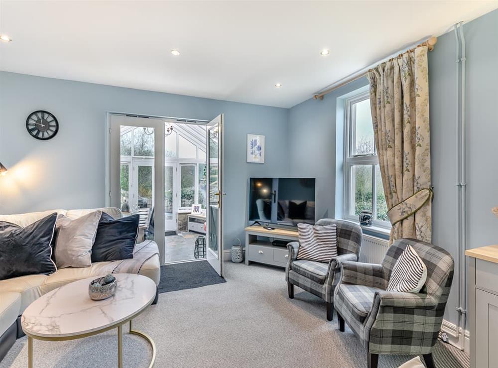 Living room at Rock Terrace in Bakewell, Derbyshire