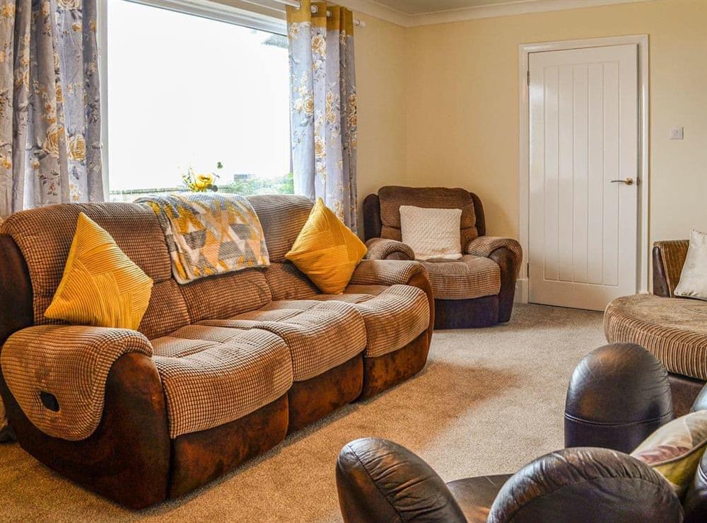 Living room at Rockcliffe in Port William, near Newton Stewart, Wigtownshire