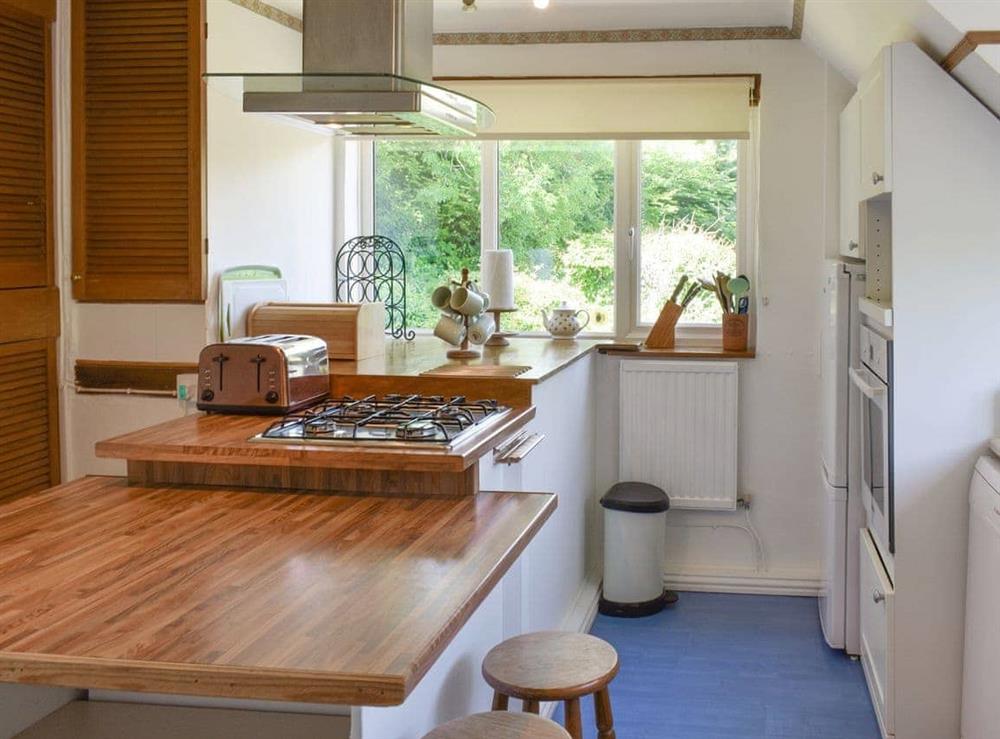 Fully appointed kitchen at Clock Cottage, 