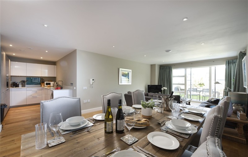 Relax in the living area at Rockpool at Salt, Cornwall