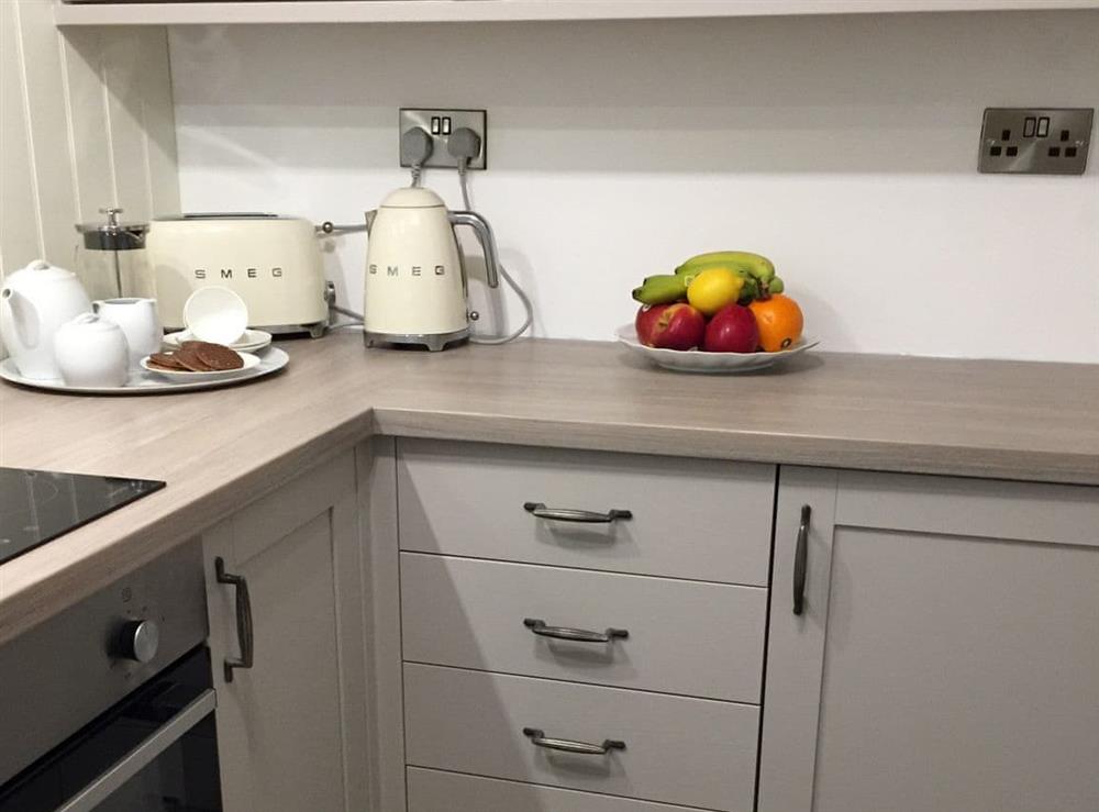 Kitchen at Rockpool Cottage in Saltburn-by-the-Sea, North Yorkshire