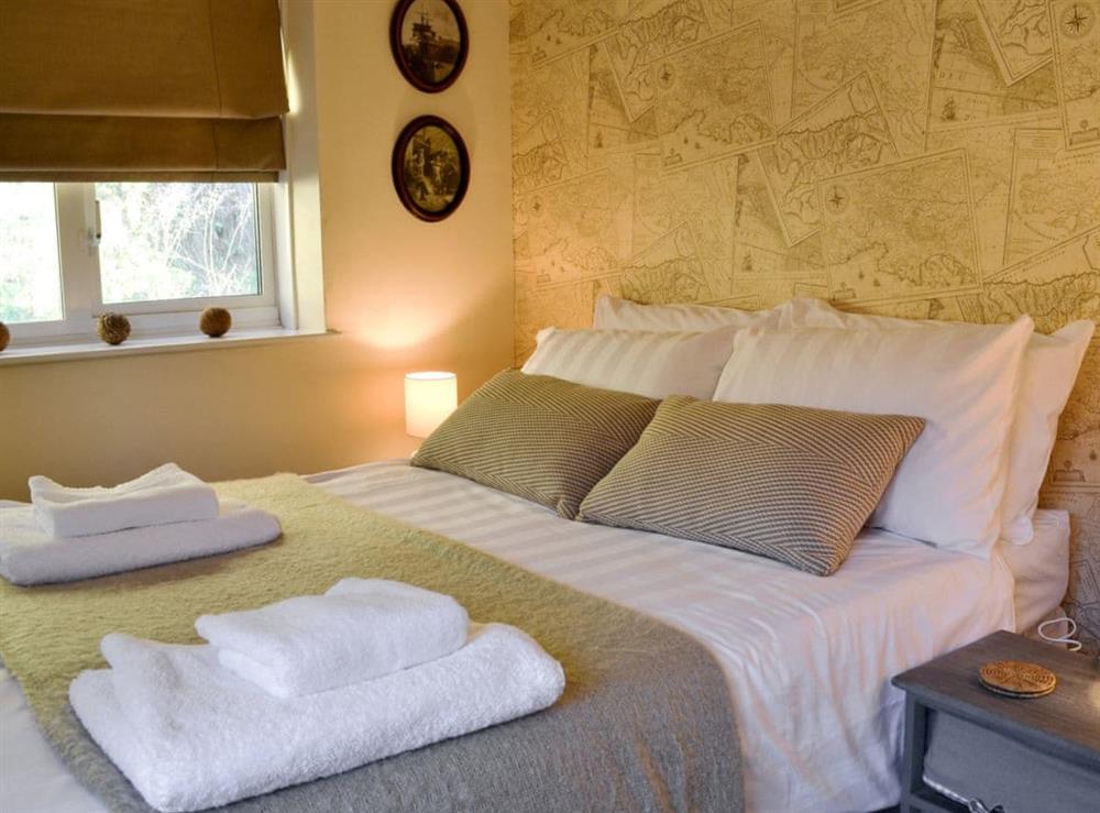 Nicely presented double bedroom at Rockpool Cottage in Saltburn-by-the-Sea, North Yorkshire
