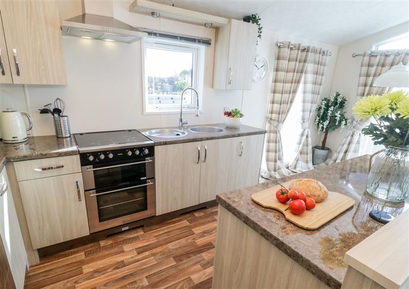 The kitchen at Rockpool Retreat, Runswick Bay near Hinderwell