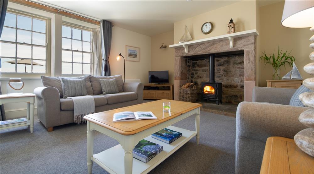 The sitting room at Rockside Cottage in Alnwick, Northumberland