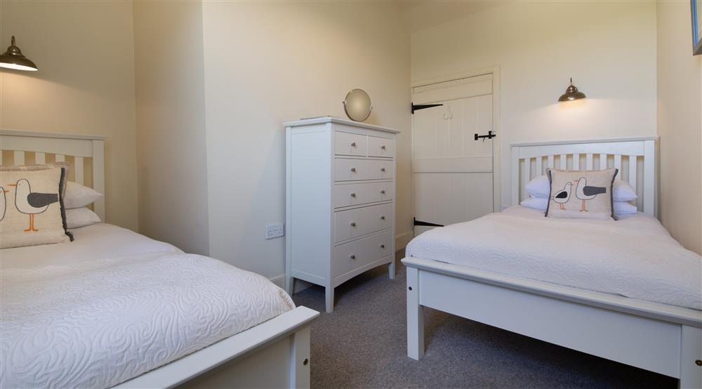 The twin bedroom at Rockside Cottage in Alnwick, Northumberland