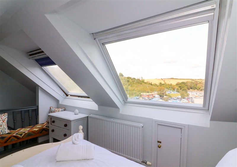 One of the 3 bedrooms at Rockside, Salcombe