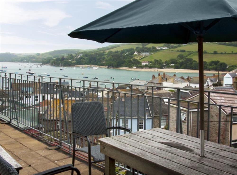 Relaxing balcony with wonderful views at Rockstedde in Devon Rd, England