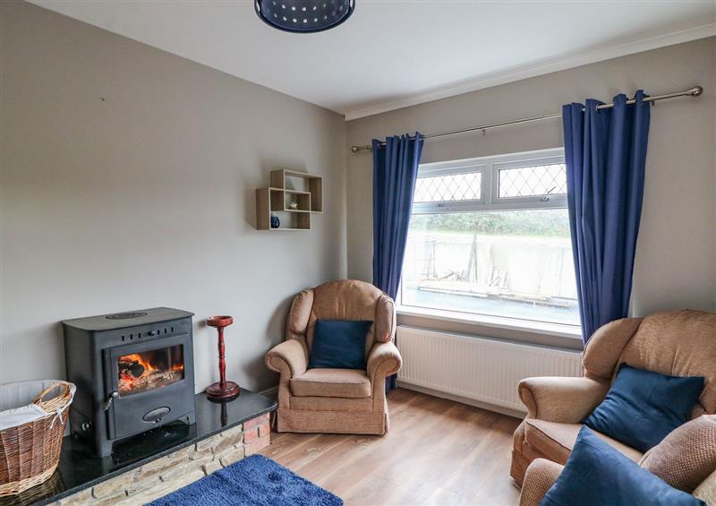 The living area at Rockwood Cottage, Ballycarney near Bunclody