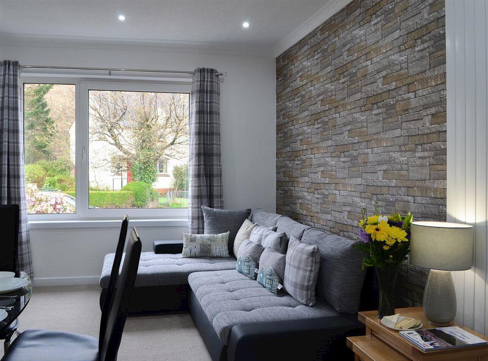 Comfortable and welcoming living room at Rocky Mountain View in Ballachulish, Highlands, Argyll