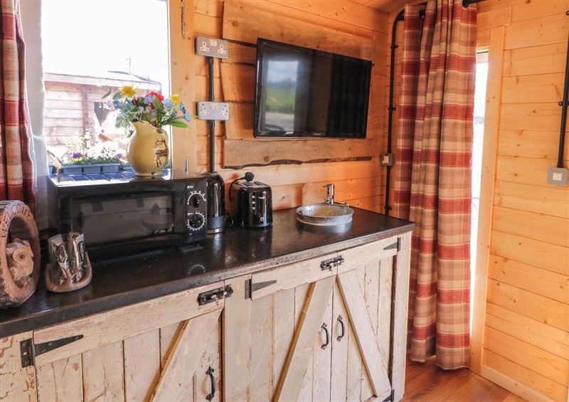 Kitchen at Rocky Ridge Cabin, Castlerock