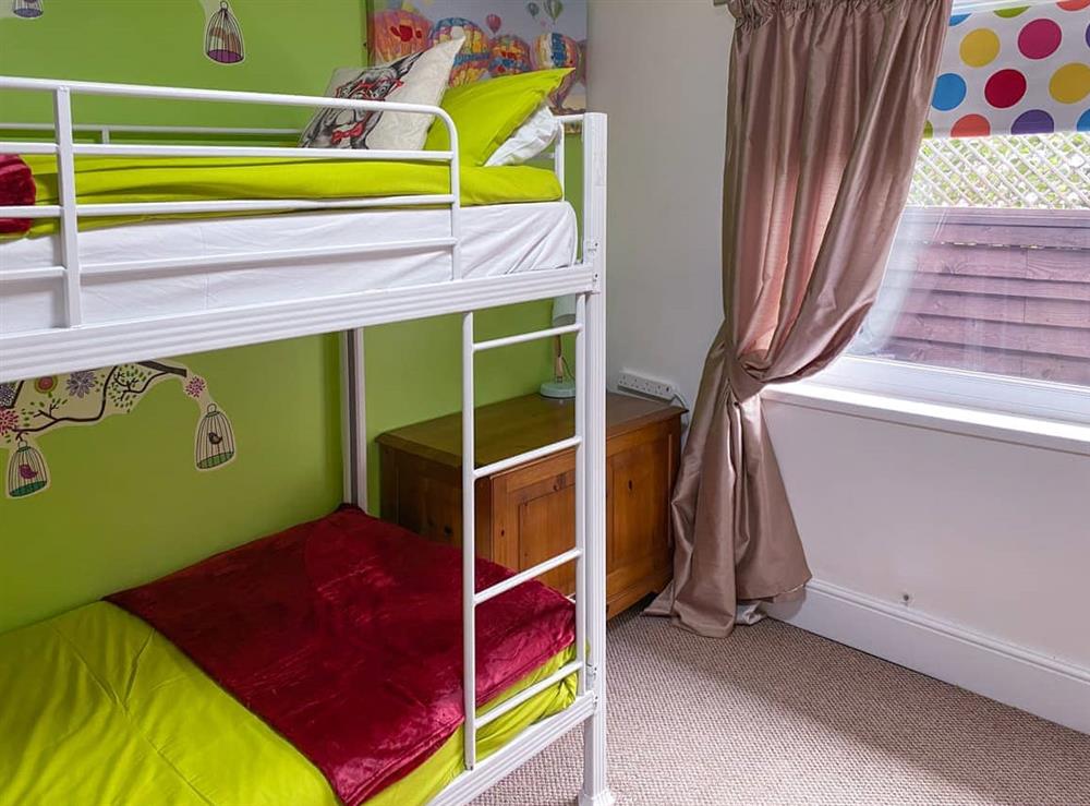Bunk bedroom at Rocky in Sandown, Isle of Wight