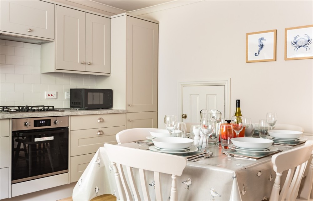 Kitchen at Rocky's Cottage in Thurlestone