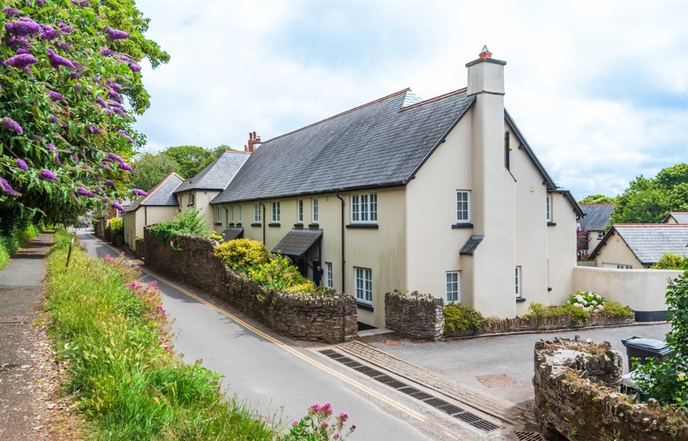 Outside Rocky's Cottage at Rocky's Cottage in Thurlestone