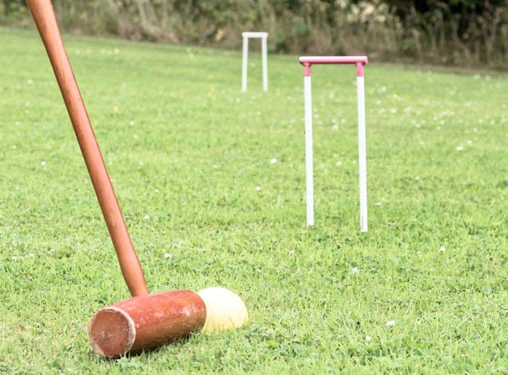 A game of croquet at The Grooms Cottage, 
