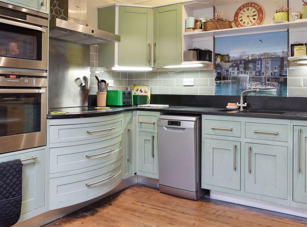 Fully appointed kitchen at Rodwell Trail Cottage in Weymouth, Dorset