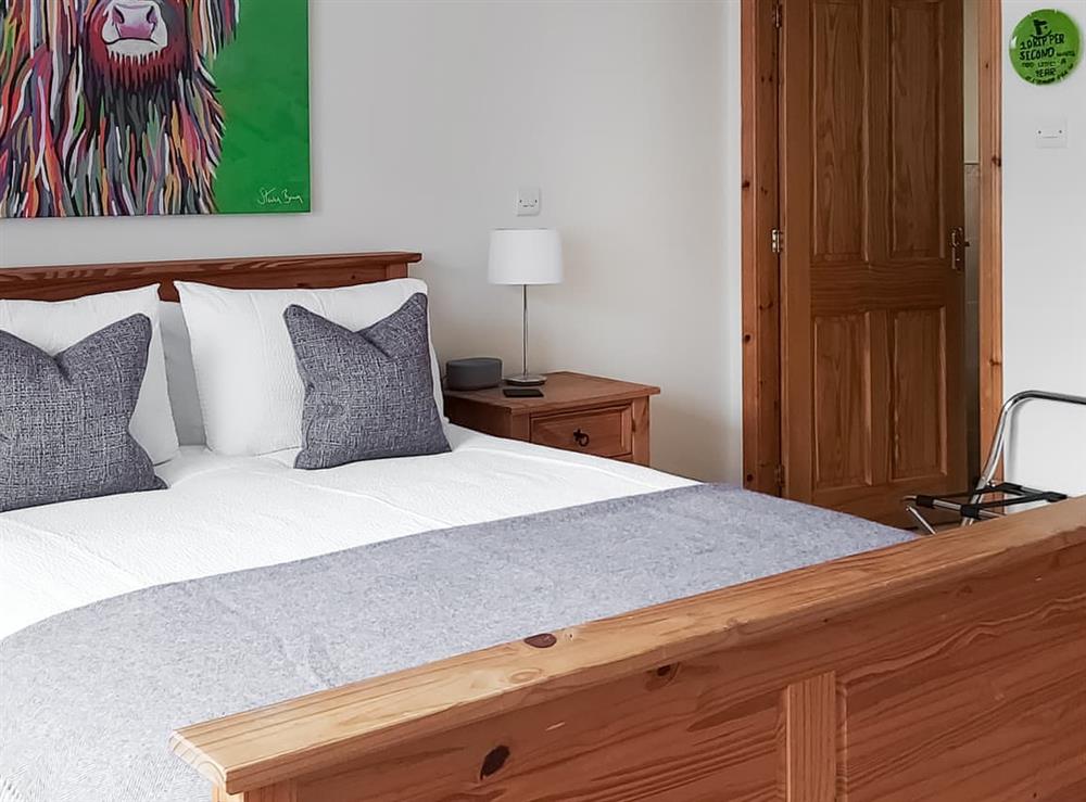 Double bedroom at Roe Deer Cottage in North Ballachulish, near Glencoe, Inverness-Shire