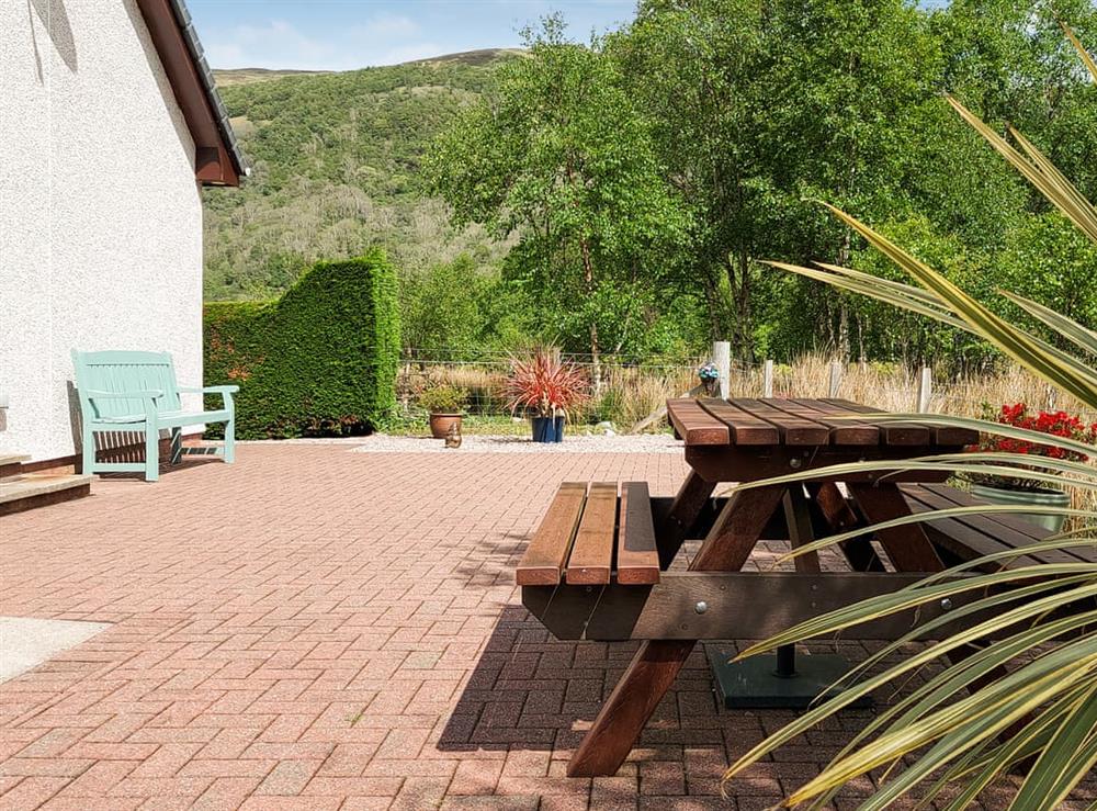 Outdoor area at Roe Deer Cottage in North Ballachulish, near Glencoe, Inverness-Shire