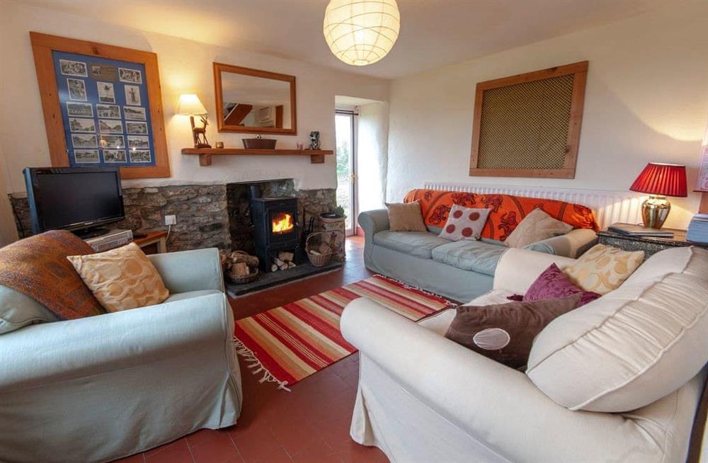 The living room at Rogeston Mount in Haverfordwest, Pembrokeshire, Dyfed