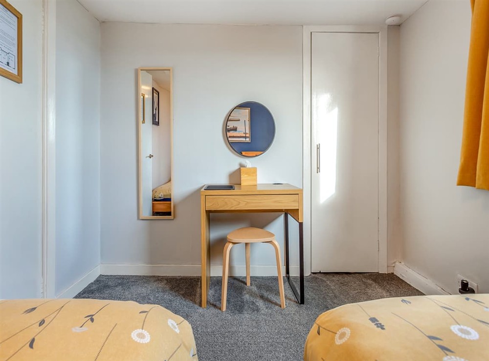 Twin bedroom at Roggle Roich in Hilton, Ross-Shire