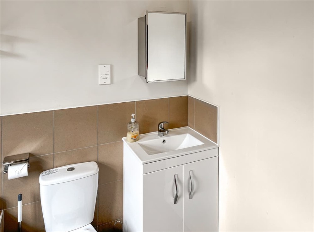 Bathroom at Rogue Cottage in Wheldrake, near York, North Yorkshire