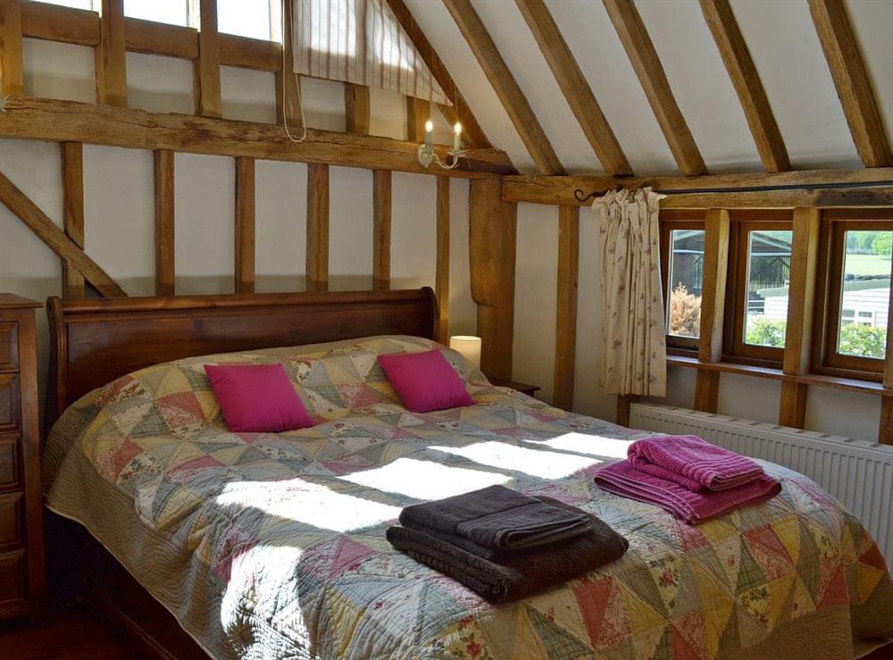 Sumptuous double bedroom at Romden Barn in Smarden, near Ashford, Kent