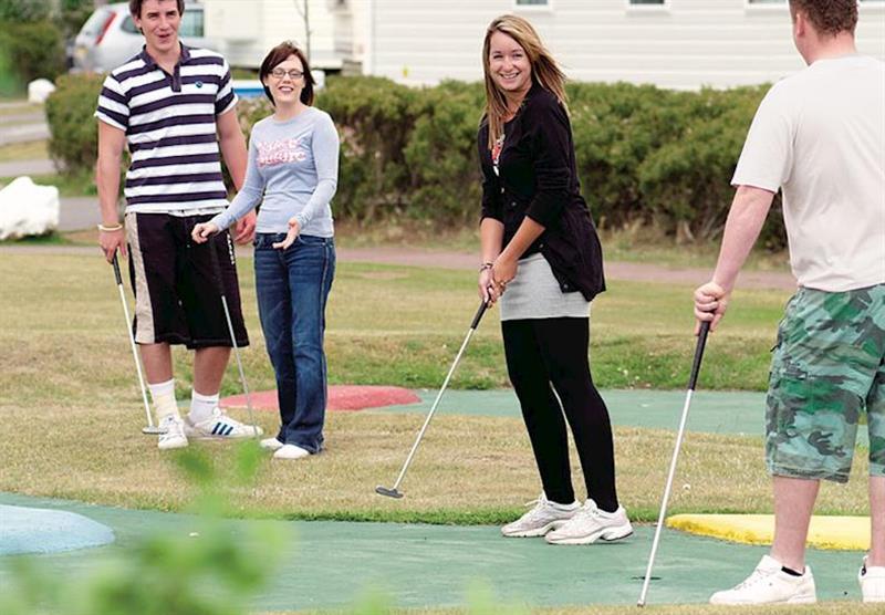 Crazy golf at Romney Sands in , New Romney