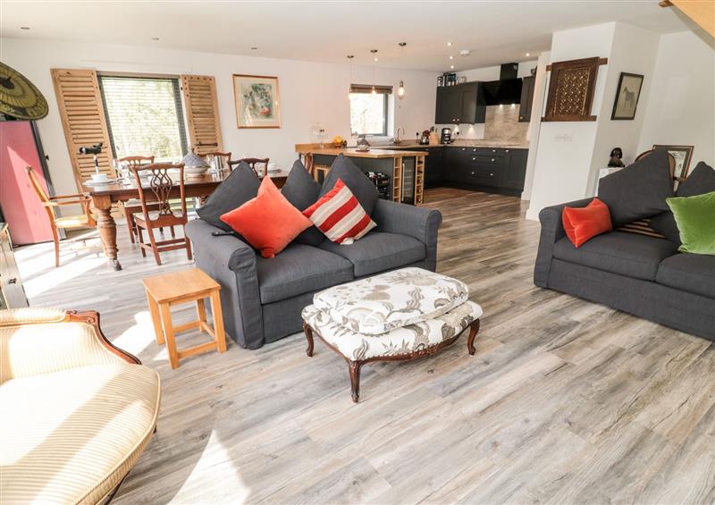 Relax in the living area at Romsey Lodge, Wark