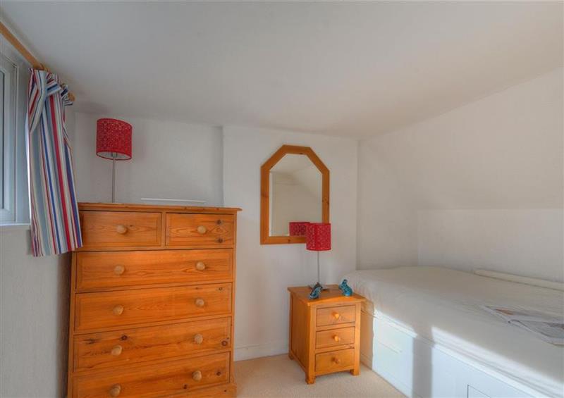 One of the bedrooms at Rona Cottage, Lyme Regis