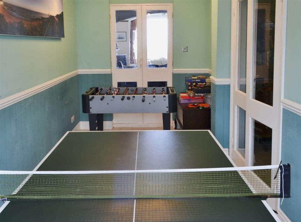 Games room at Ron’s House in Broadstairs, Kent