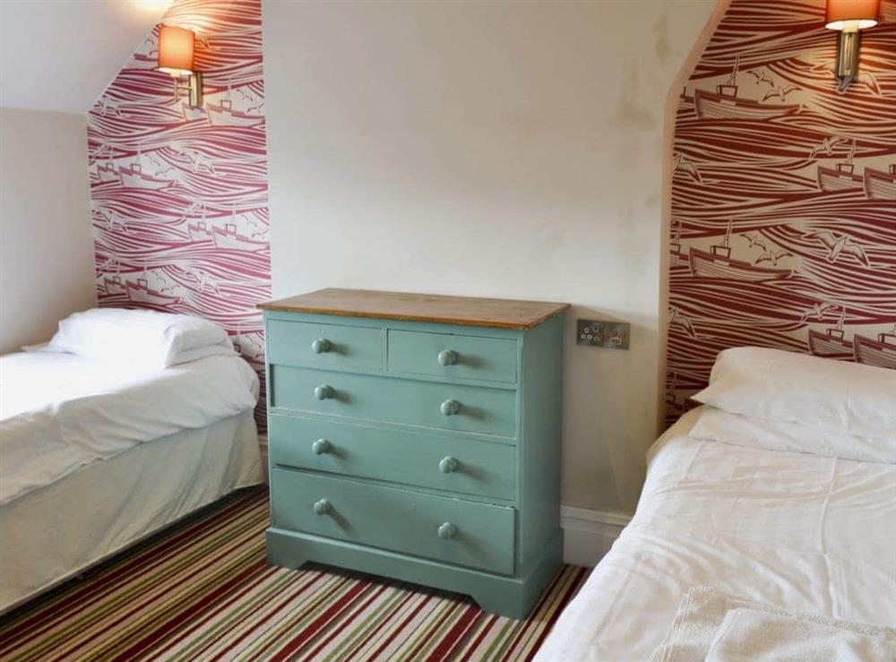 Twin bedroom at Ron’s House in Broadstairs, Kent