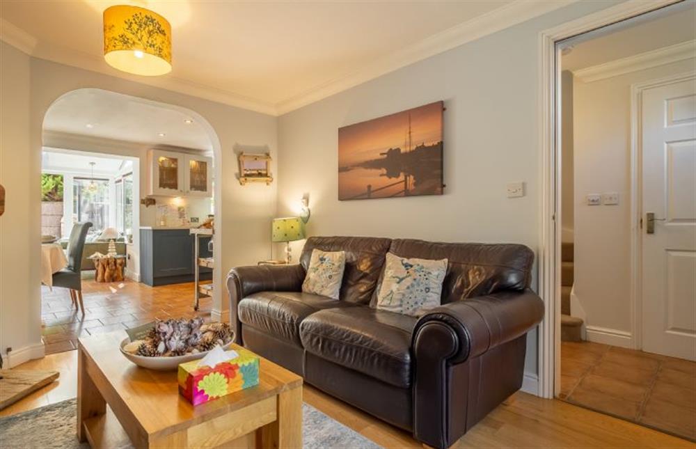 Ground floor: The sitting room leads to the dining area at Roof Top View, Wells-next-the-Sea