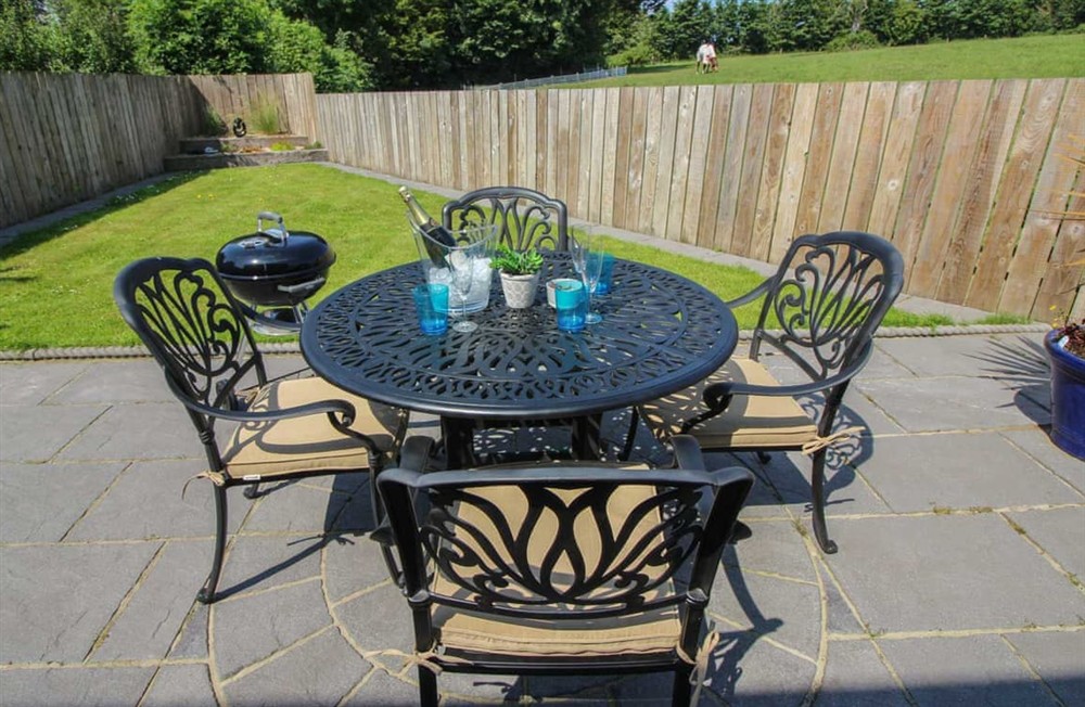 Outdoor area at Roof Tops in Stratton near Bude, Cornwall