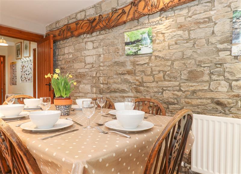 This is the dining room at Roofstones Cottage, Hawes