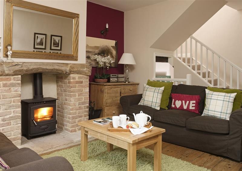Living room at Rooftops Cottage, Whitby, North Yorkshire