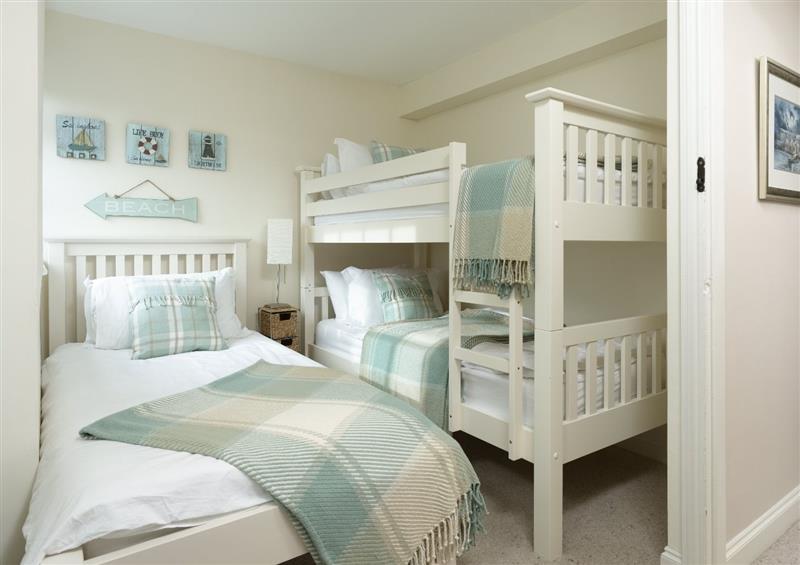 One of the bedrooms at Rooftops Cottage, Whitby, North Yorkshire