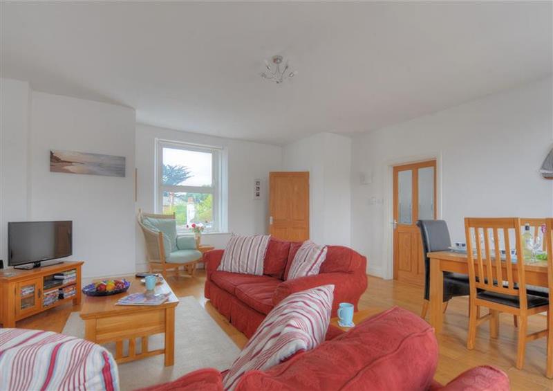 Enjoy the living room at Rooftops, Lyme Regis