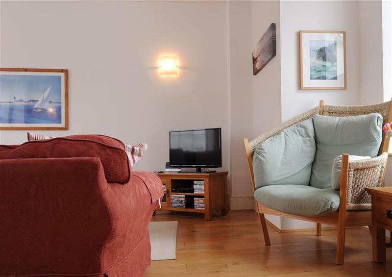 The living area at Rooftops, Lyme Regis