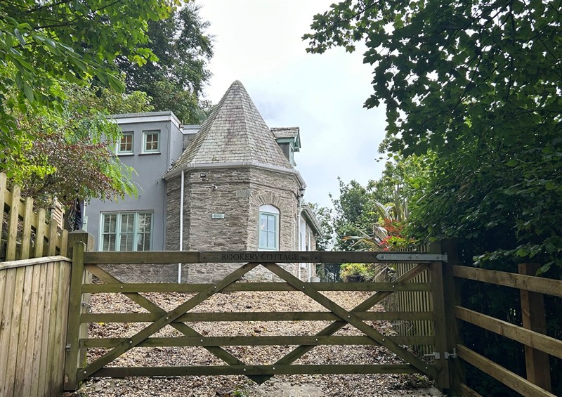 The setting at Rookery Cottage, Lynton