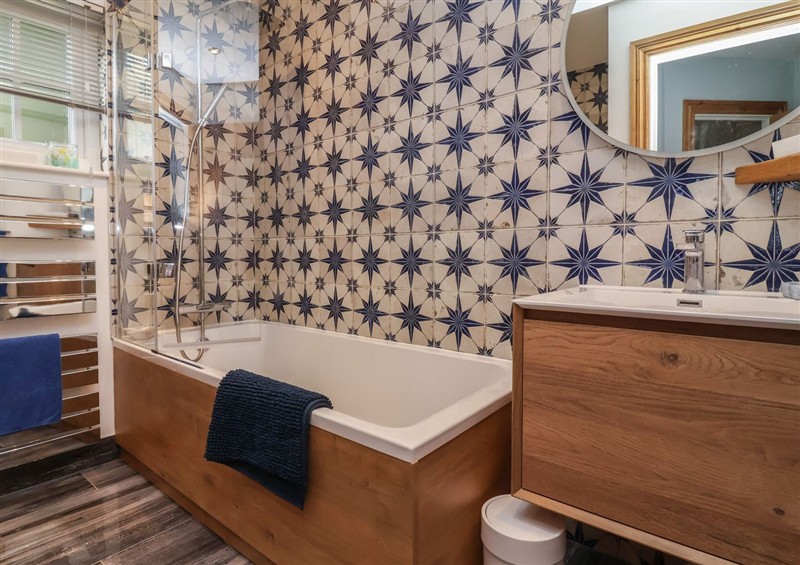This is the bathroom at Rookery Cottage, Lynton