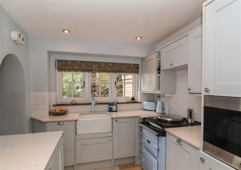 This is the kitchen at Rookery Cottage, Lynton