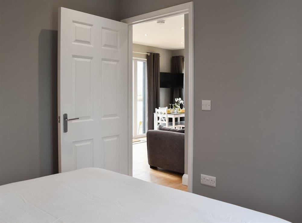 Spacious double bedroom at Badger Lodge, 