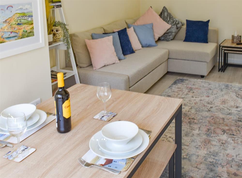 Open plan living space at Rookmead Cottage in Wellow, near Yarmouth, Isle of Wight