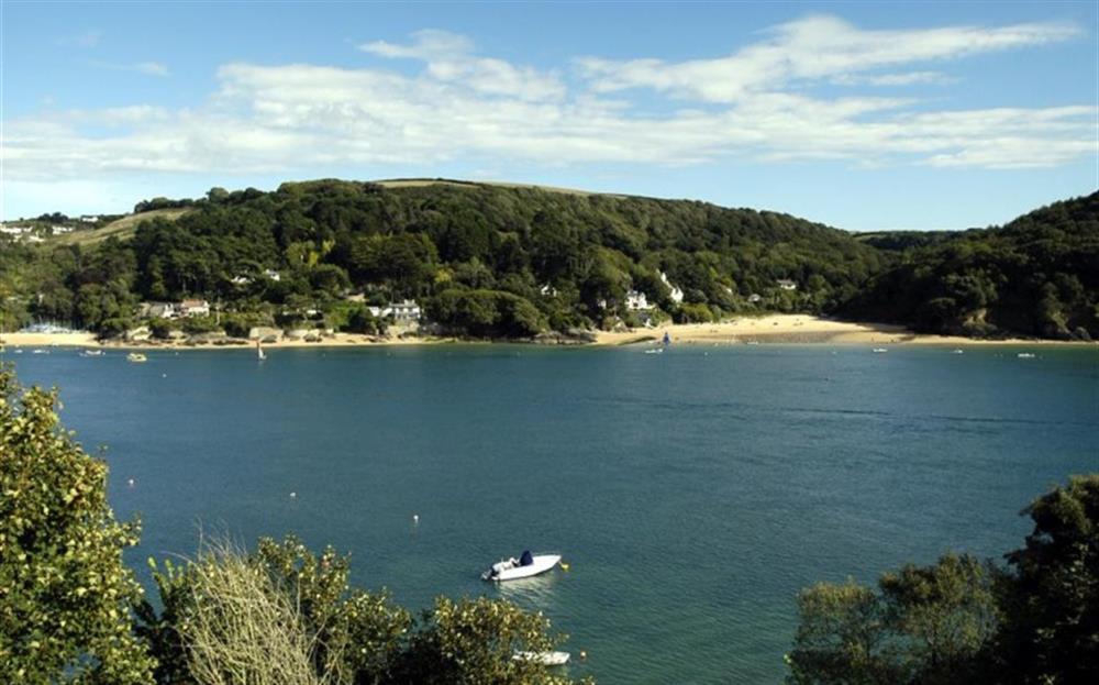 The East Portlemouth beaches seen from the Salcombe side. at Rosario in East Prawle