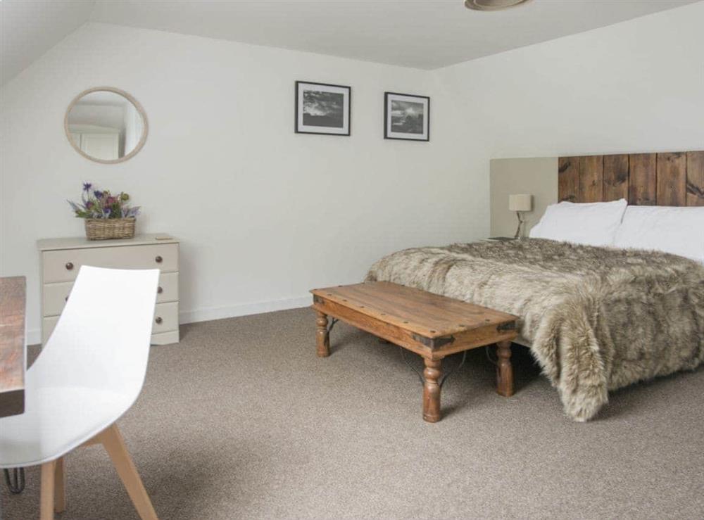 Comfortable master bedroom at Rosdail in Inverinate, near Kyle, Highlands, Ross-Shire