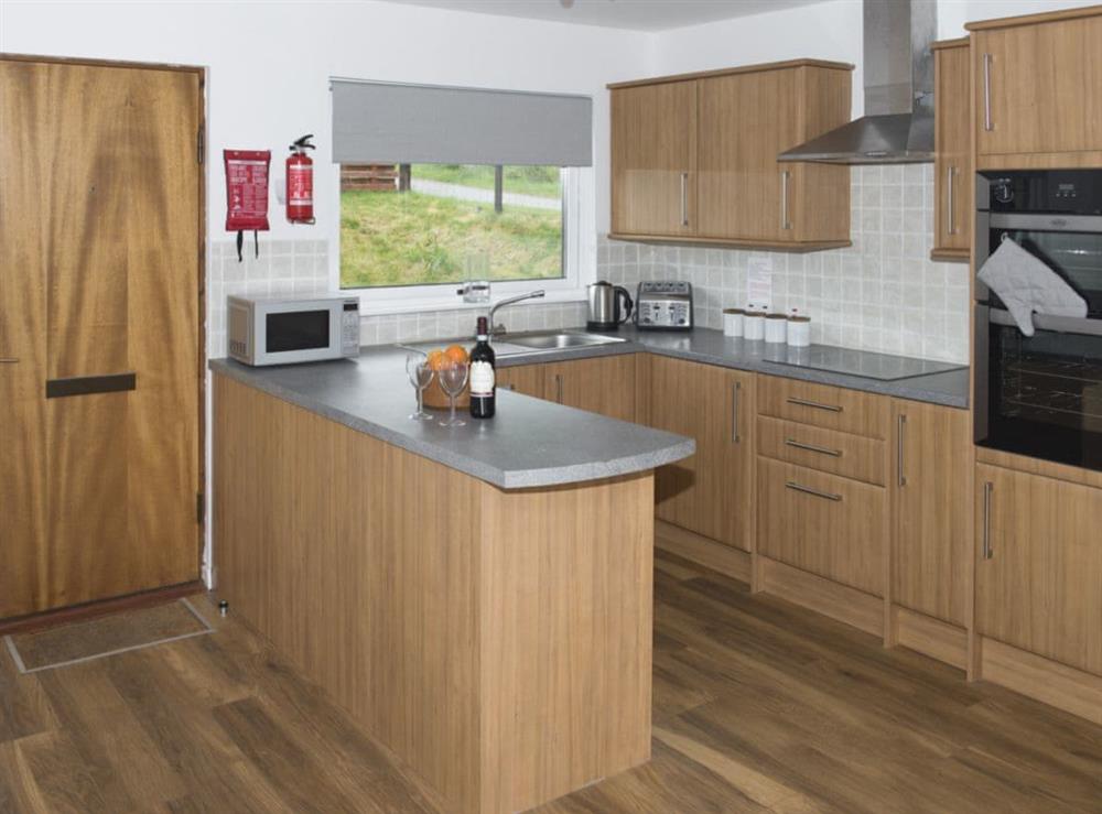 Well-equipped fitted kitchen at Rosdail in Inverinate, near Kyle, Highlands, Ross-Shire