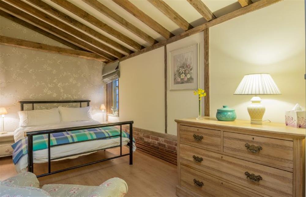 Master bedroom with en-suite at Rose and Court Barn, Stoke By Nayland