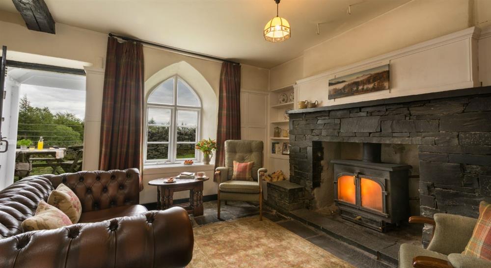 The sitting room at Rose Castle Cottage in Nr Coniston, Cumbria